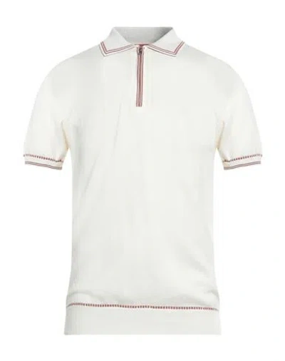 Daniele Fiesoli Man Sweater Ivory Size L Cotton In White