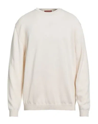 DANIELE FIESOLI DANIELE FIESOLI MAN SWEATER IVORY SIZE L COTTON
