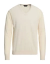 Daniele Fiesoli Man Sweater Ivory Size S Wool, Cashmere