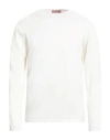 Daniele Fiesoli Man Sweater Ivory Size Xl Cotton In White