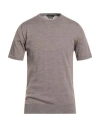 Daniele Fiesoli Man Sweater Khaki Size L Merino Wool