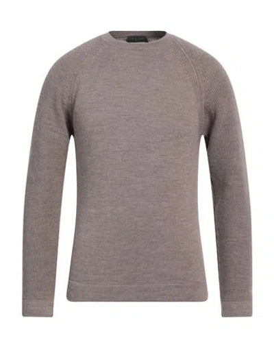 DANIELE FIESOLI DANIELE FIESOLI MAN SWEATER KHAKI SIZE M MERINO WOOL