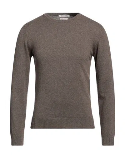 DANIELE FIESOLI DANIELE FIESOLI MAN SWEATER KHAKI SIZE S CASHMERE