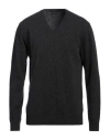 Daniele Fiesoli Man Sweater Lead Size Xxl Wool, Cashmere In Grey