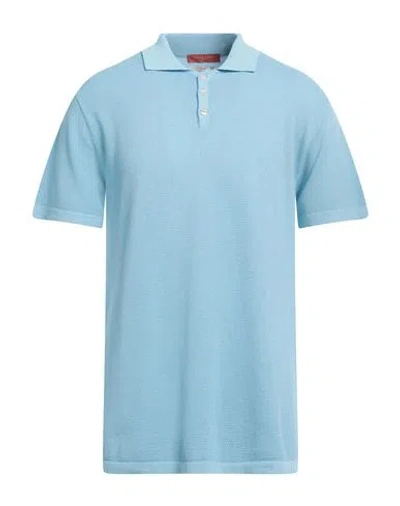 Daniele Fiesoli Man Sweater Light Blue Size Xxl Cotton In Blue