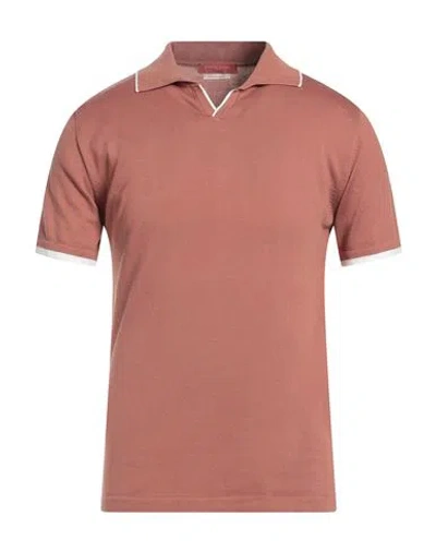 Daniele Fiesoli Man Sweater Light Brown Size L Cotton