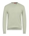Daniele Fiesoli Man Sweater Light Green Size M Cotton