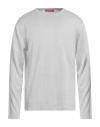 Daniele Fiesoli Man Sweater Light Grey Size L Cotton In White