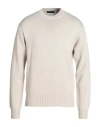 Daniele Fiesoli Man Sweater Light Grey Size L Merino Wool, Acrylic