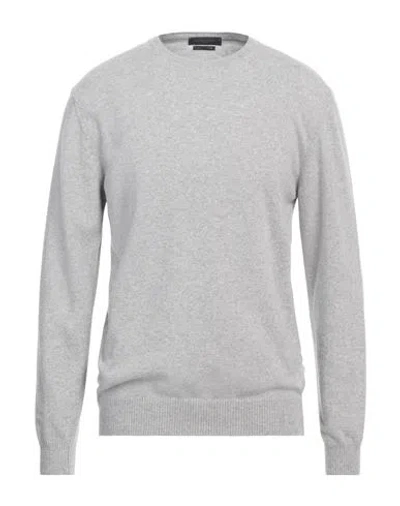 Daniele Fiesoli Man Sweater Light Grey Size L Merino Wool, Cashmere