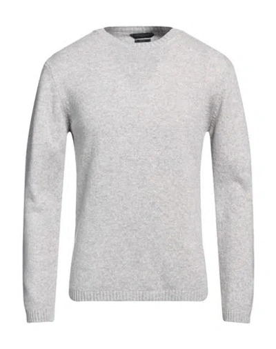 Daniele Fiesoli Man Sweater Light Grey Size L Geelong Wool In Grey