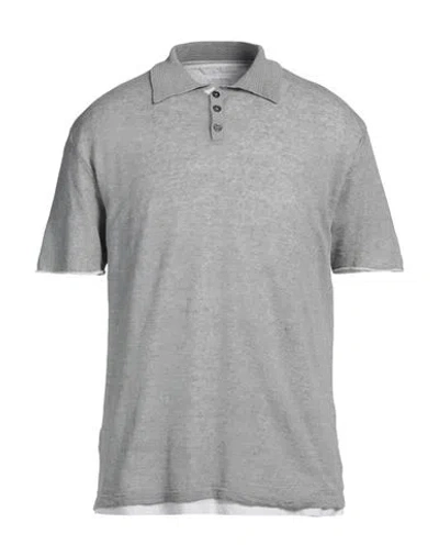 Daniele Fiesoli Man Sweater Light Grey Size Xxl Linen, Polyamide, Cotton
