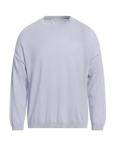Daniele Fiesoli Man Sweater Lilac Size S/m Cotton, Modal In Purple