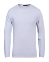 Daniele Fiesoli Man Sweater Lilac Size 3xl Merino Wool In Purple