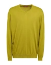 Daniele Fiesoli Man Sweater Acid Green Size L Cotton In Green