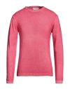 Daniele Fiesoli Man Sweater Magenta Size Xl Cashmere In Magenta
