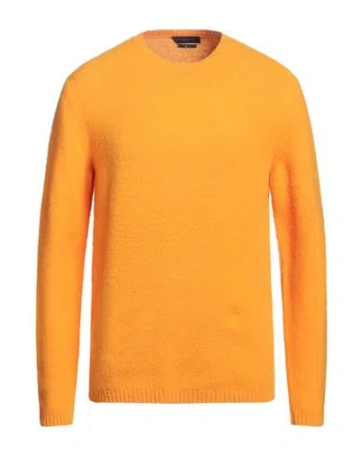 Daniele Fiesoli Man Sweater Mandarin Size Xl Merino Wool