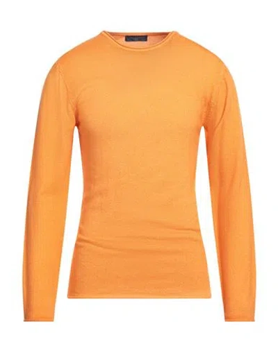 Daniele Fiesoli Man Sweater Mandarin Size M Merino Wool
