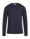 Daniele Fiesoli Man Sweater Midnight Blue Size L Cotton