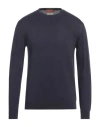 Daniele Fiesoli Man Sweater Midnight Blue Size S Merino Wool, Polyamide