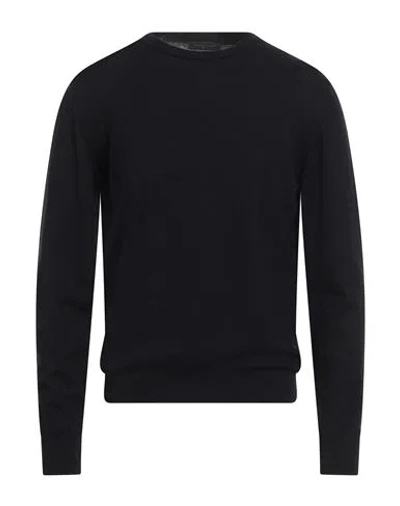 Daniele Fiesoli Man Sweater Midnight Blue Size L Merino Wool