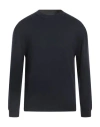 Daniele Fiesoli Man Sweater Midnight Blue Size L Merino Wool