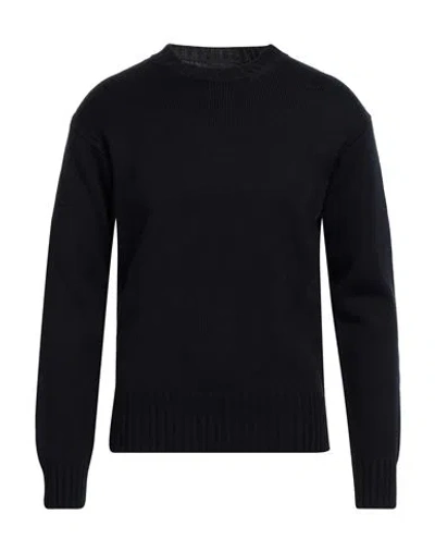 DANIELE FIESOLI DANIELE FIESOLI MAN SWEATER MIDNIGHT BLUE SIZE L MERINO WOOL, ACRYLIC