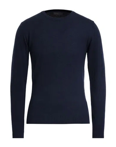 Daniele Fiesoli Man Sweater Midnight Blue Size L Wool, Cashmere