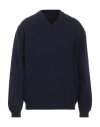 Daniele Fiesoli Man Sweater Midnight Blue Size L Wool, Cashmere In Blue