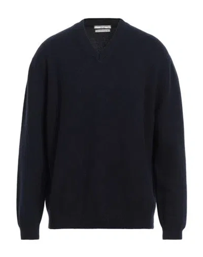 Daniele Fiesoli Man Sweater Midnight Blue Size M Cashmere In Blue