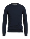Daniele Fiesoli Man Sweater Midnight Blue Size M Merino Wool