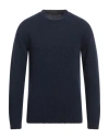 Daniele Fiesoli Man Sweater Midnight Blue Size M Merino Wool