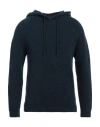 Daniele Fiesoli Man Sweater Midnight Blue Size M Merino Wool, Polyamide, Elastane