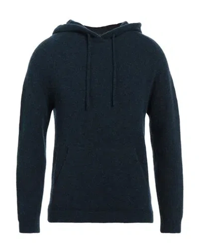 Daniele Fiesoli Man Sweater Midnight Blue Size M Merino Wool, Polyamide, Elastane