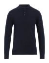 Daniele Fiesoli Man Sweater Midnight Blue Size M Wool, Cashmere