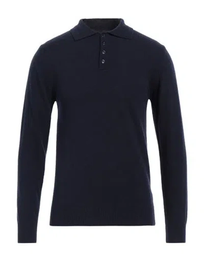 Daniele Fiesoli Man Sweater Midnight Blue Size M Wool, Cashmere