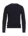 Daniele Fiesoli Man Sweater Midnight Blue Size S Baby Alpaca Wool, Merino Wool
