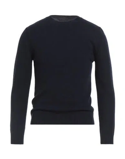 Daniele Fiesoli Man Sweater Midnight Blue Size S Baby Alpaca Wool, Merino Wool