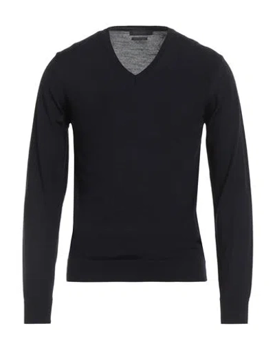 Daniele Fiesoli Man Sweater Midnight Blue Size S Merino Wool