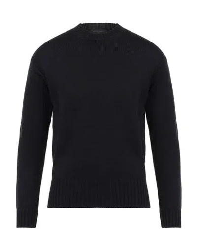 Daniele Fiesoli Man Sweater Midnight Blue Size S Merino Wool, Acrylic
