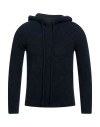 Daniele Fiesoli Man Sweater Midnight Blue Size Xl Merino Wool, Polyamide, Elastane In Blue