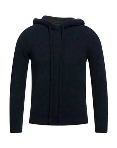 Daniele Fiesoli Man Sweater Midnight Blue Size Xl Merino Wool, Polyamide, Elastane