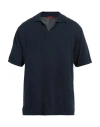 Daniele Fiesoli Man Sweater Midnight Blue Size Xxl Cotton, Polyamide