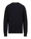 Daniele Fiesoli Man Sweater Midnight Blue Size Xxl Merino Wool, Cashmere In Blue
