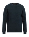 Daniele Fiesoli Man Sweater Midnight Blue Size Xxl Merino Wool, Polyamide, Elastane