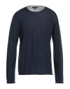 Daniele Fiesoli Man Sweater Midnight Blue Size Xxl Merino Wool, Silk
