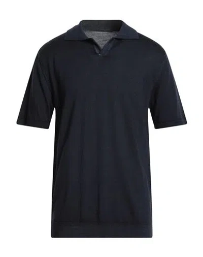 Daniele Fiesoli Man Sweater Midnight Blue Size Xxxl Merino Wool