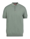 Daniele Fiesoli Man Sweater Military Green Size L Cotton