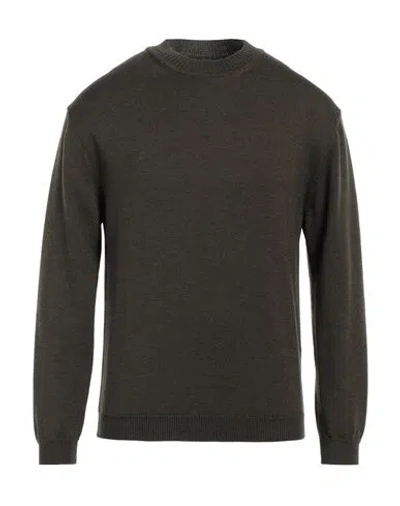 DANIELE FIESOLI DANIELE FIESOLI MAN SWEATER MILITARY GREEN SIZE L MERINO WOOL