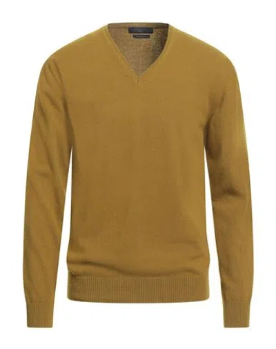 Daniele Fiesoli Man Sweater Military Green Size L Wool, Cashmere